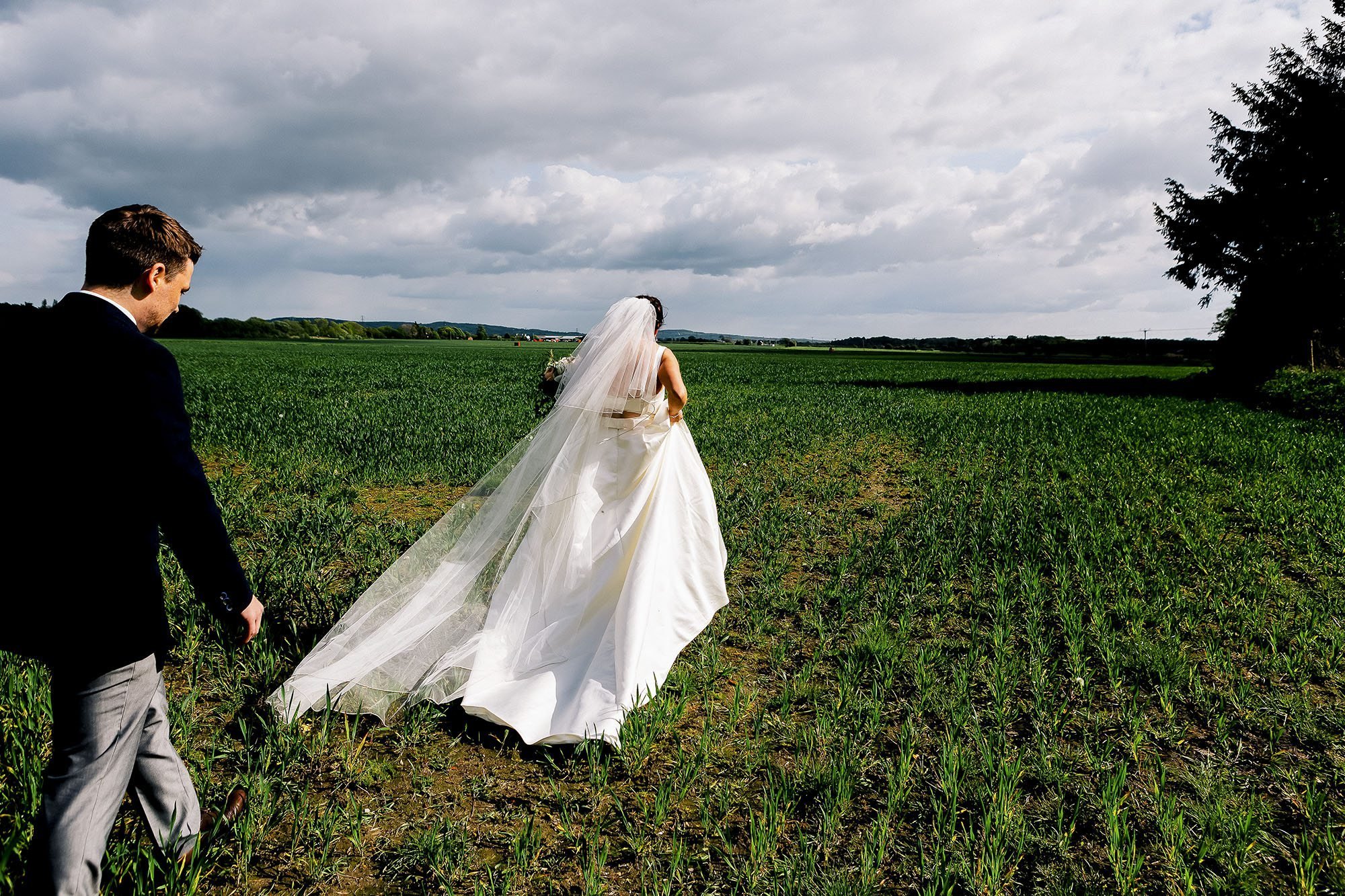 Wedding in garden at Home in Preston - Preston Wedding Photographer